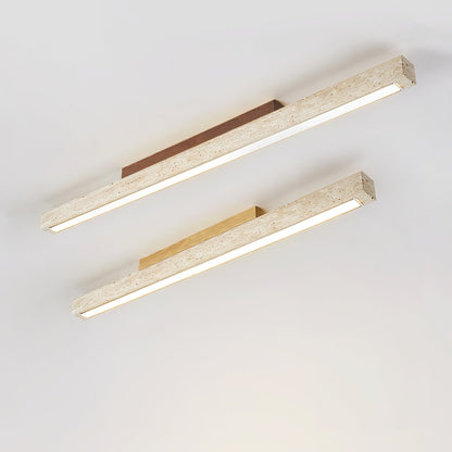 Travertine Column Ceiling Light