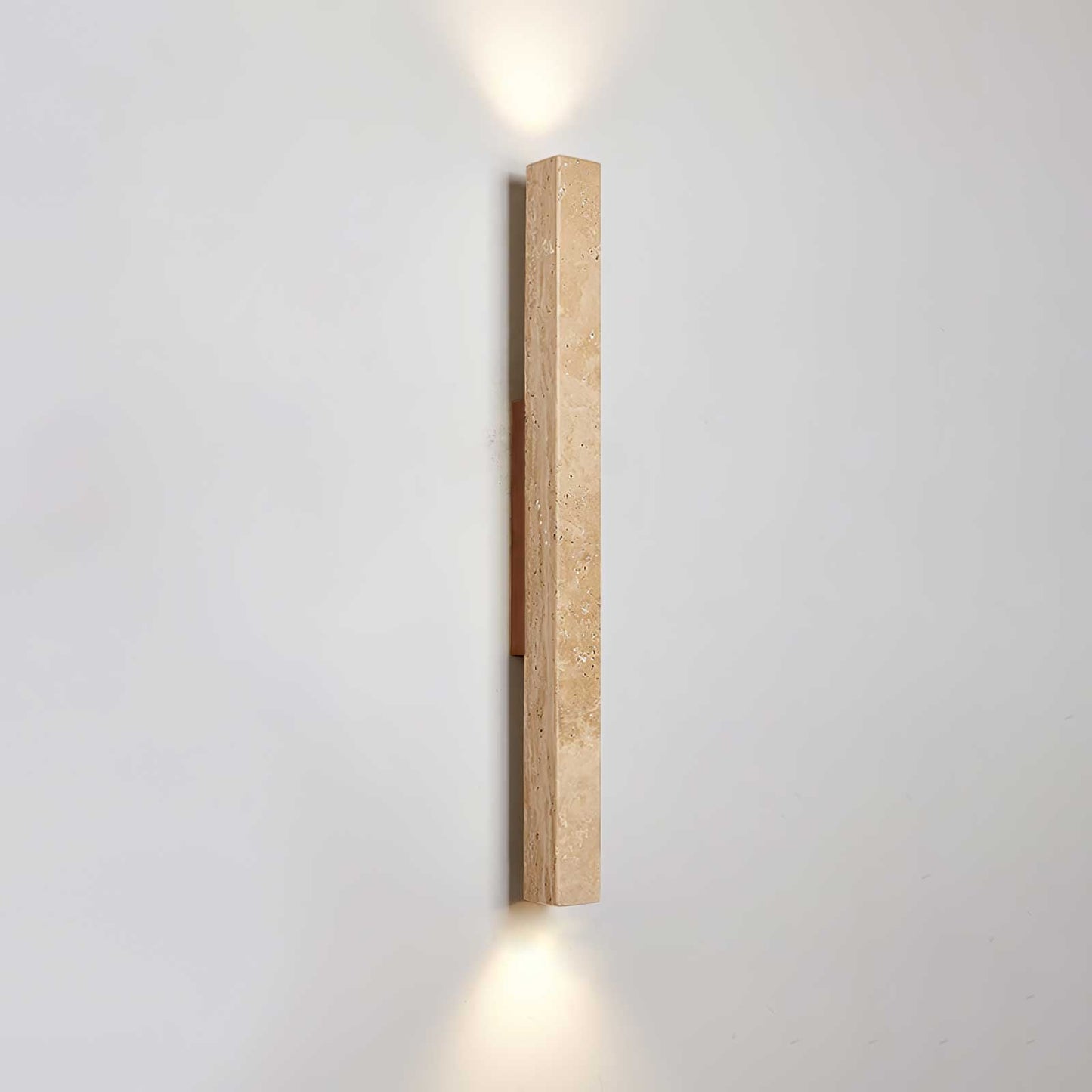 Travertine Column Wall Light