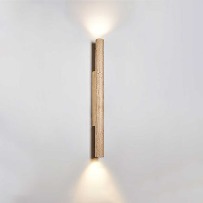 Travertine Column Wall Light