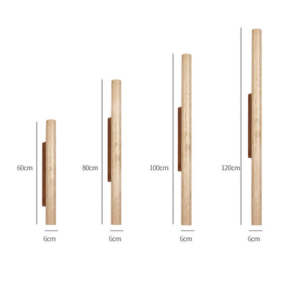 Travertine Column Wall Light