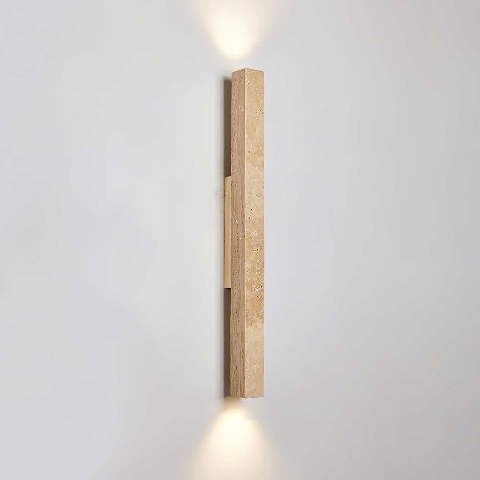 Travertine Column Wall Light