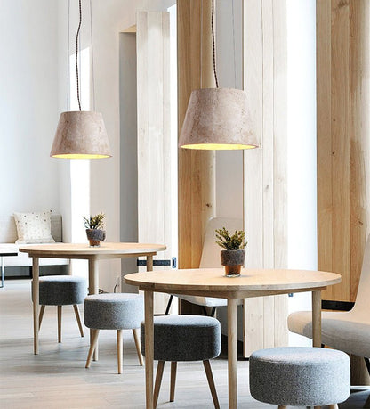 Travertine Cone Pendant Lamp
