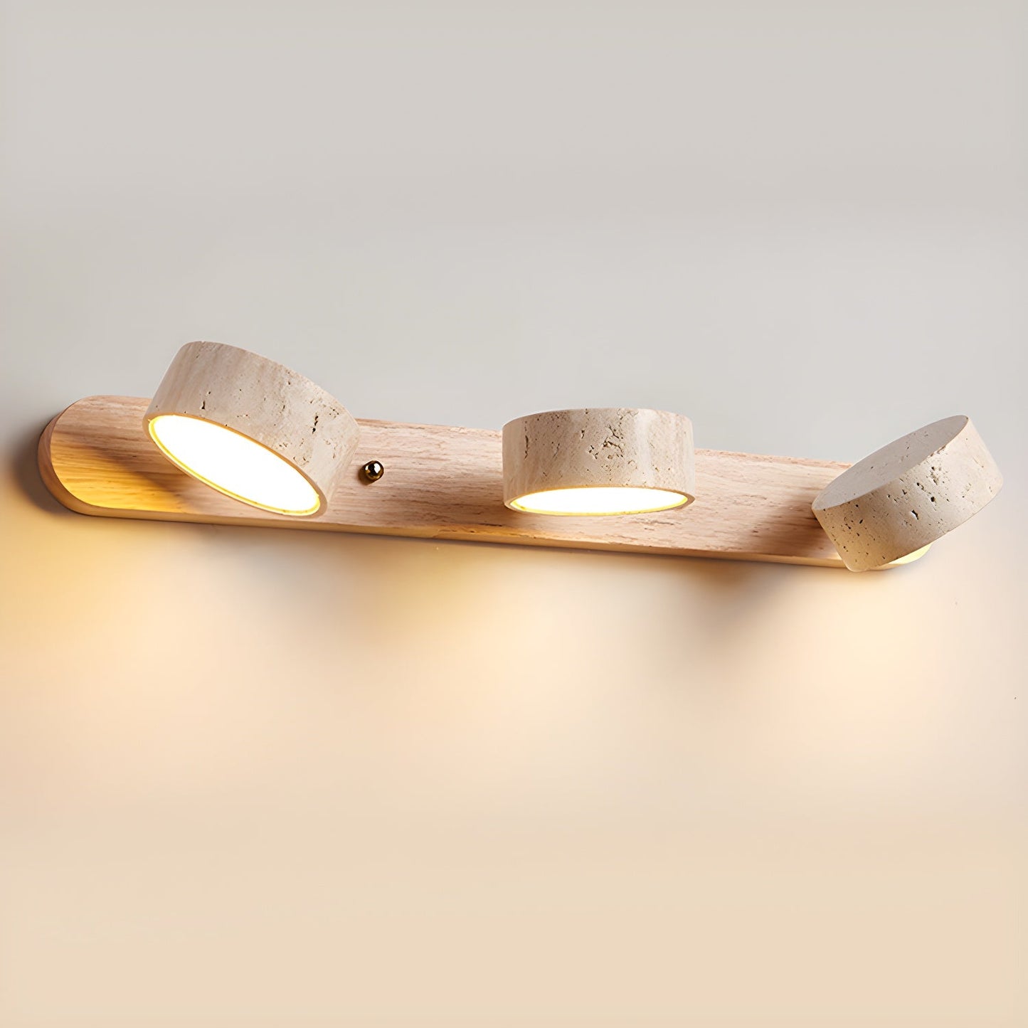 Travertine Duo Rechargeable Wall Light