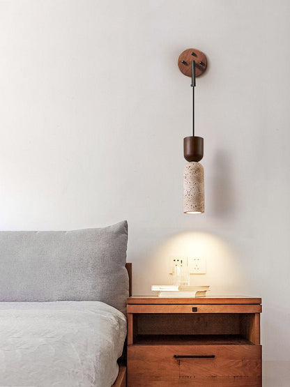 Travertine Fusion Wall Sconce