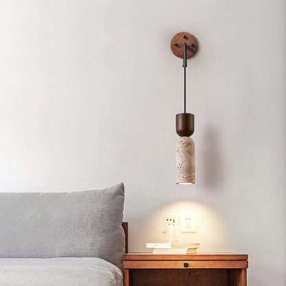 Travertine Fusion Wall Sconce