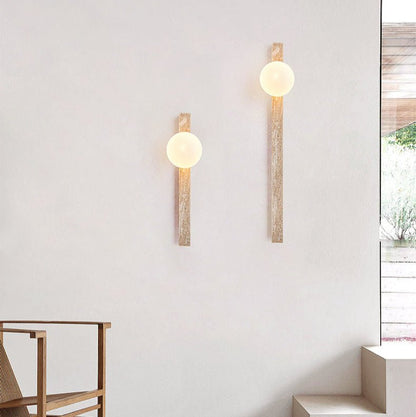 Travertine Stripe Wall Sconce