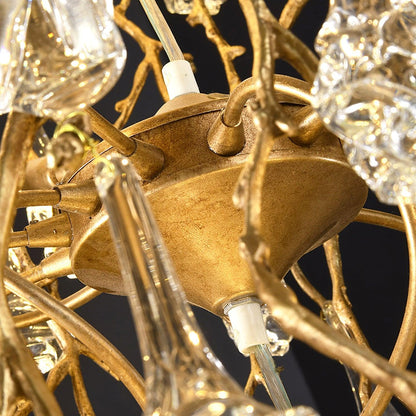 Tree Branch Staircase Chandelier