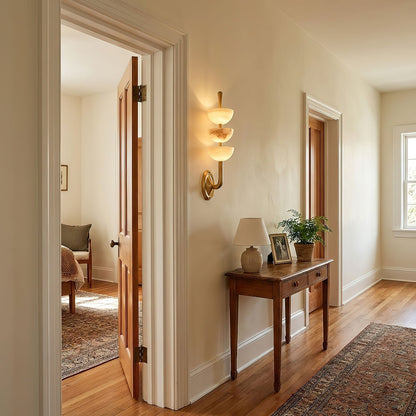 Triple Alabaster Wall Sconce