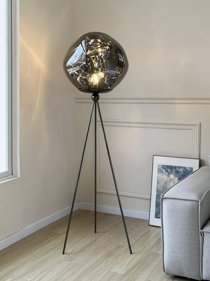 Lava Tripod Rock Floor Lamp