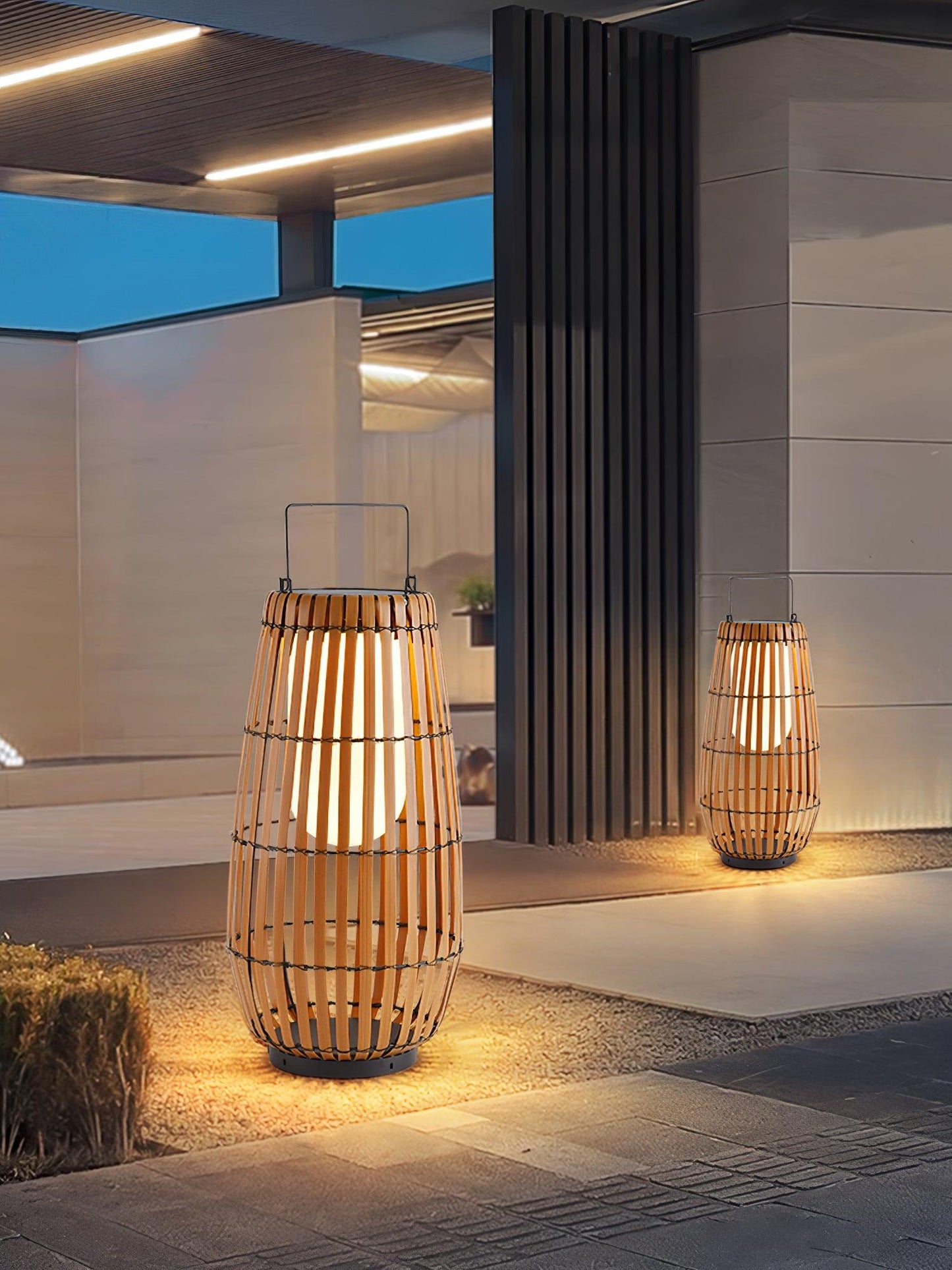 Tropic Braid Lantern Outdoor Lamp