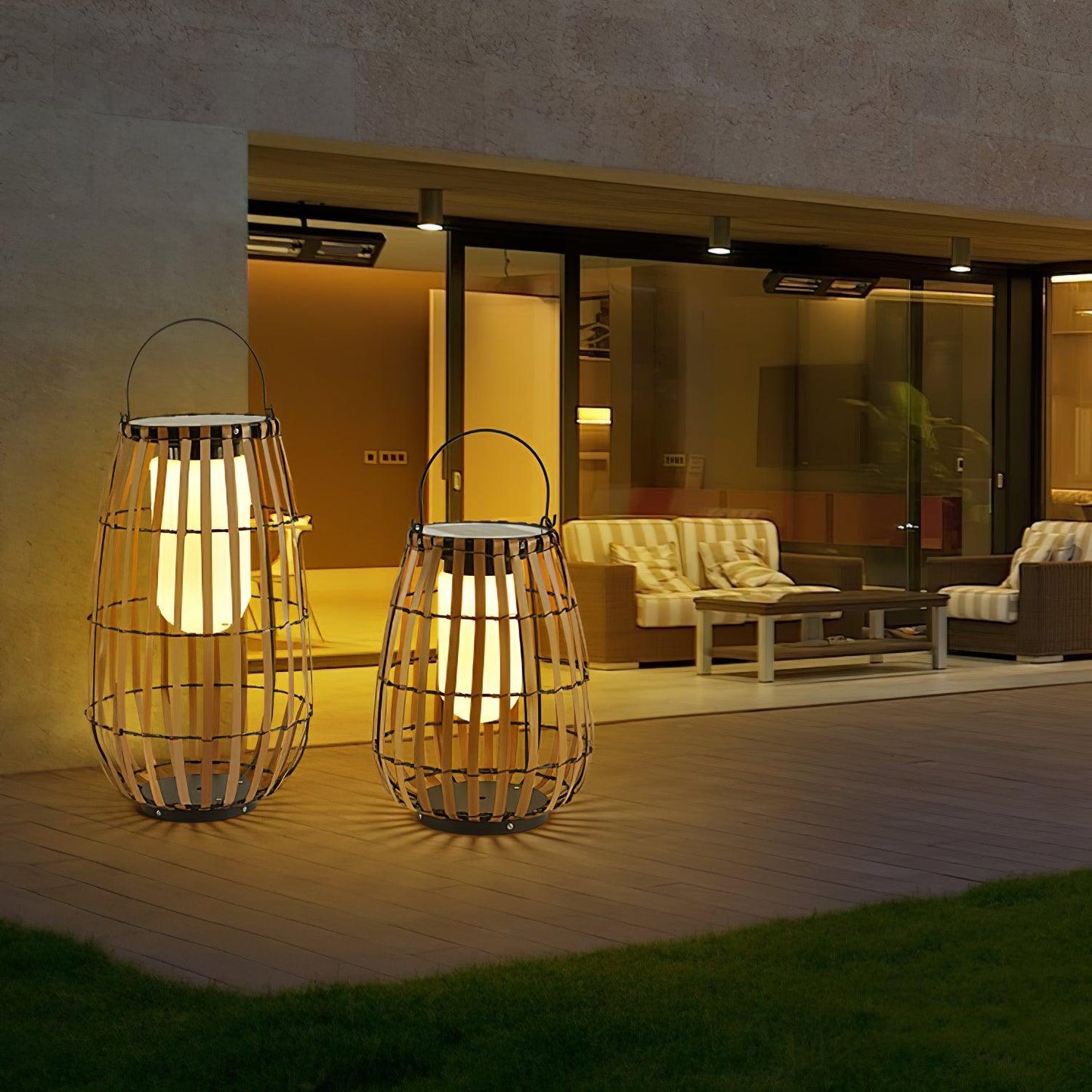 Tropic Braid Lantern Outdoor Lamp