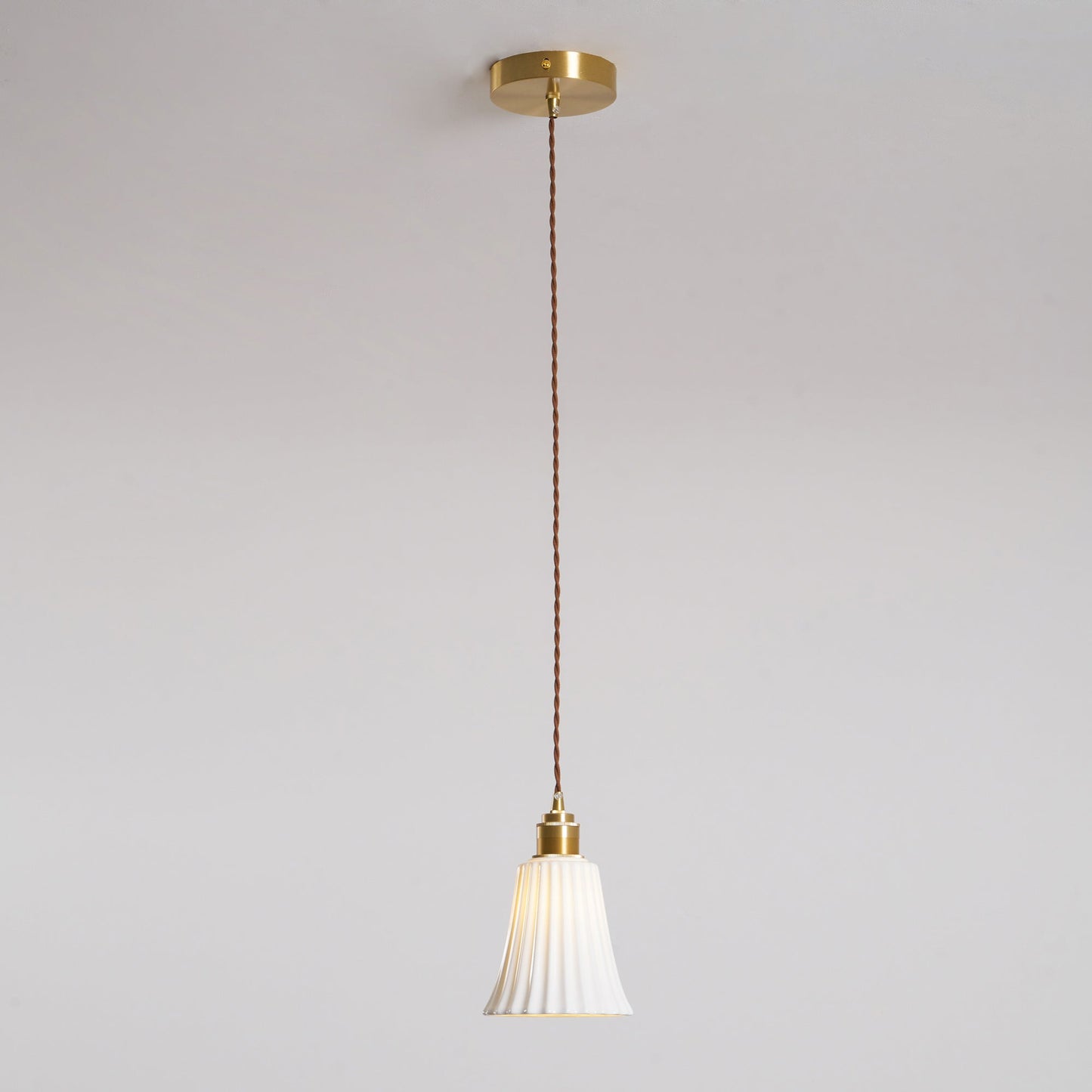Trumpet Ceramic Pendant Light