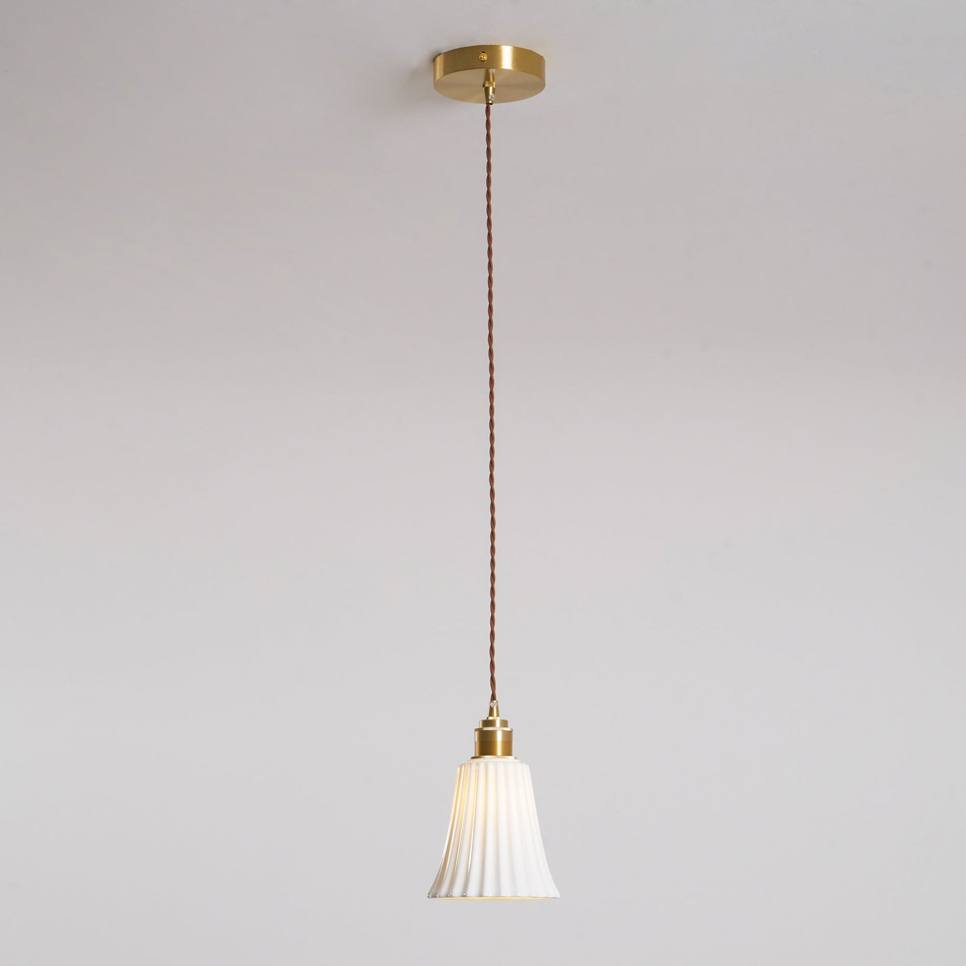 Trumpet Ceramic Pendant Light