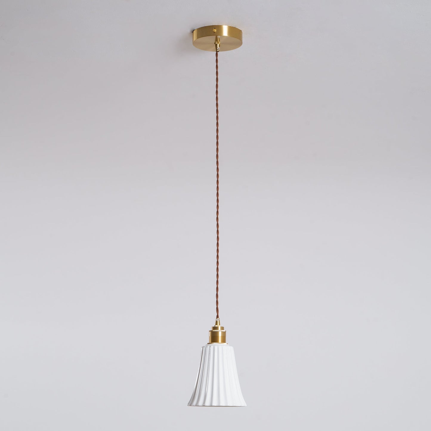 Trumpet Ceramic Pendant Light