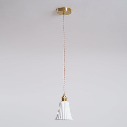 Trumpet Ceramic Pendant Light