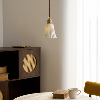 Trumpet Ceramic Pendant Light