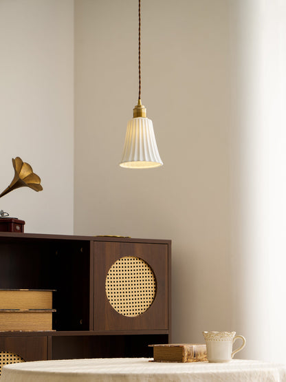 Trumpet Ceramic Pendant Light
