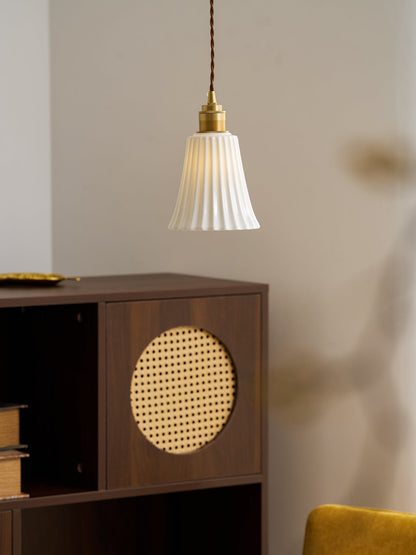 Trumpet Ceramic Pendant Light