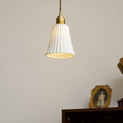 Trumpet Ceramic Pendant Light