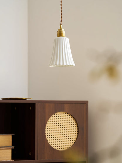 Trumpet Ceramic Pendant Light