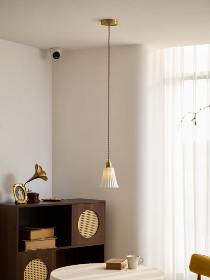 Trumpet Ceramic Pendant Light