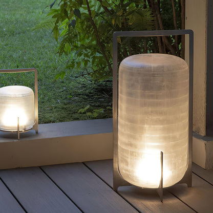 Steel Twilight Lantern Table Light