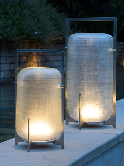Steel Twilight Lantern Table Light