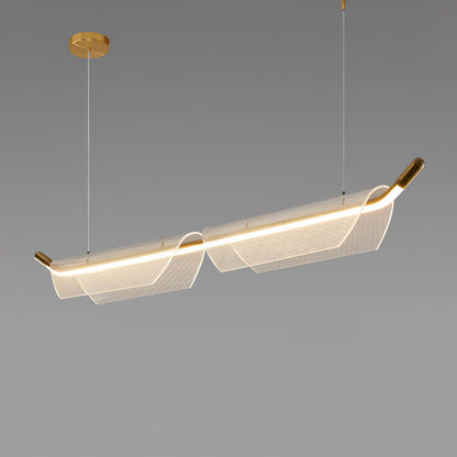 Two Boats Acrylic Pendant Light