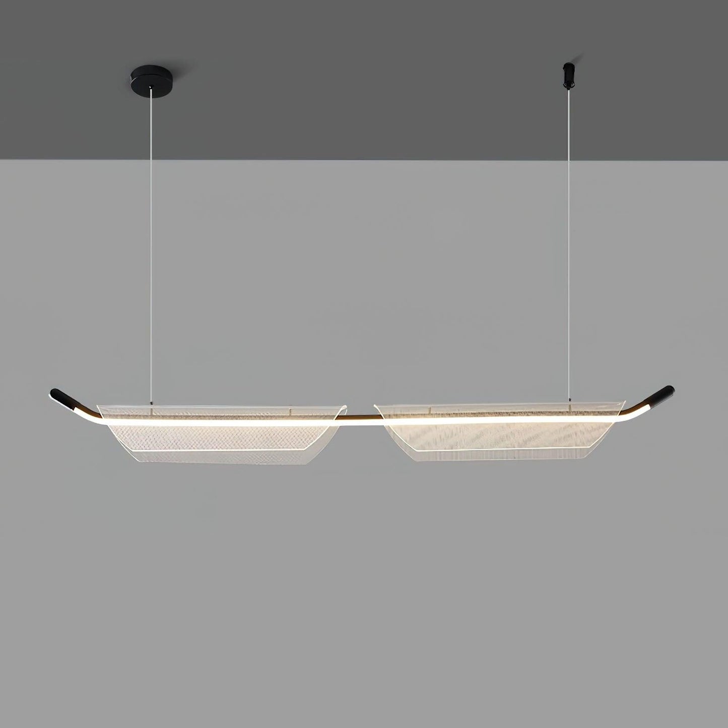 Two Boats Acrylic Pendant Light