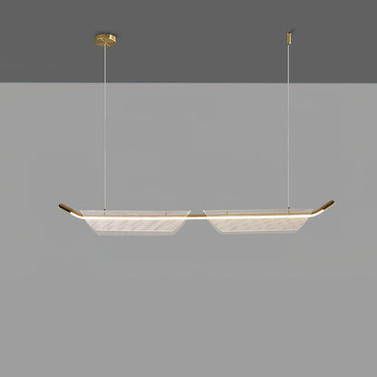 Two Boats Acrylic Pendant Light