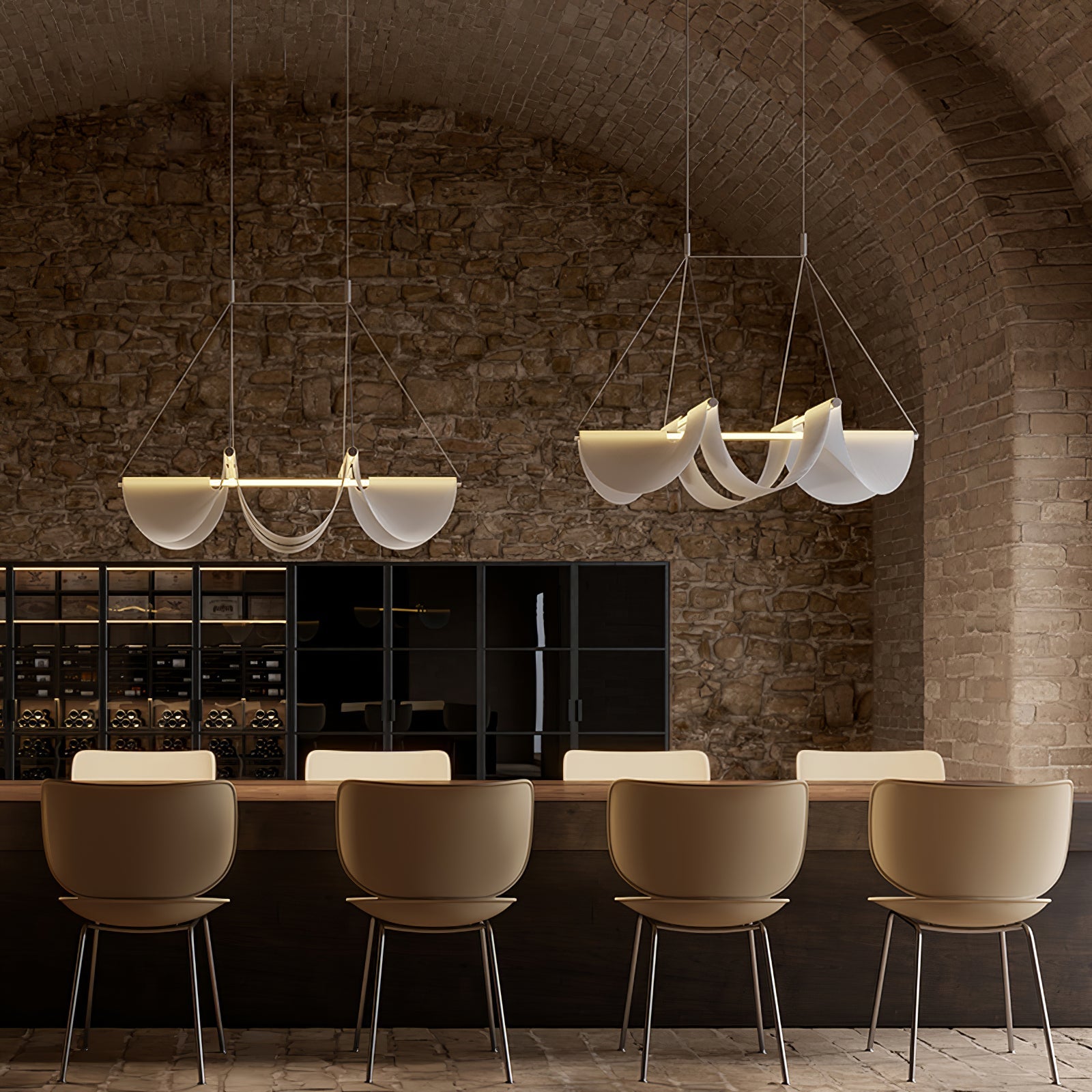 Vaelora Ribbon Pendant Lamp