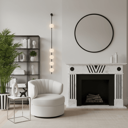 Vertical Balls Wall Lamp