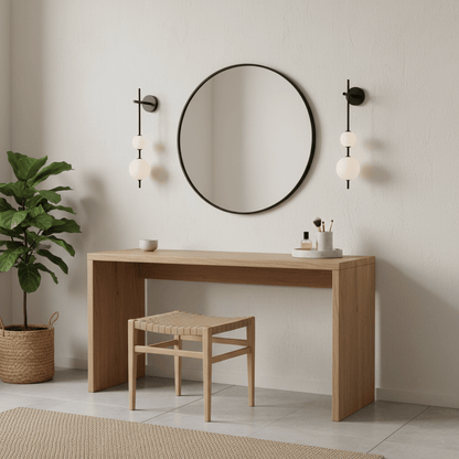 Vertical Globe Wall Lamp