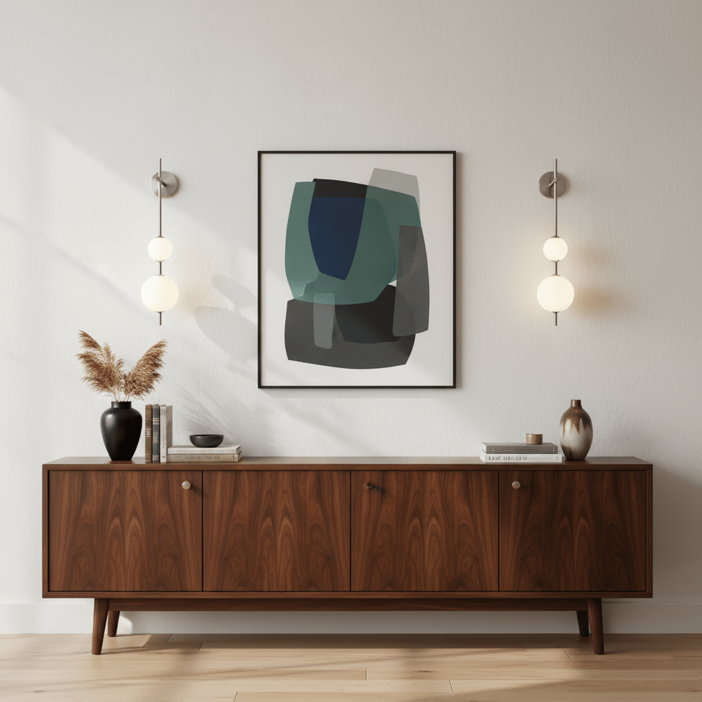 Vertical Globe Wall Lamp