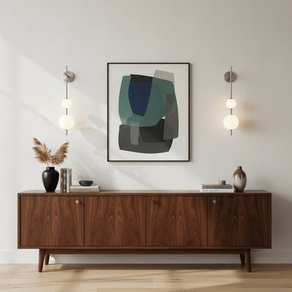 Vertical Globe Wall Lamp