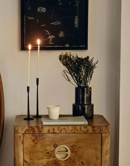 Vetra Noir Marble Vase