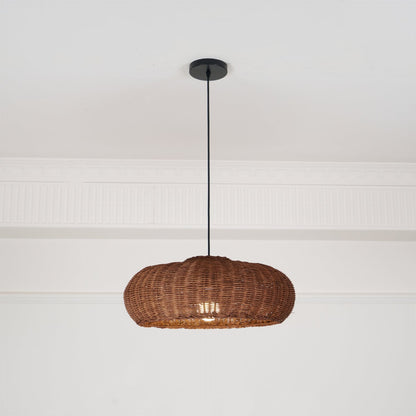 Vintage Rattan Pendant Lamp