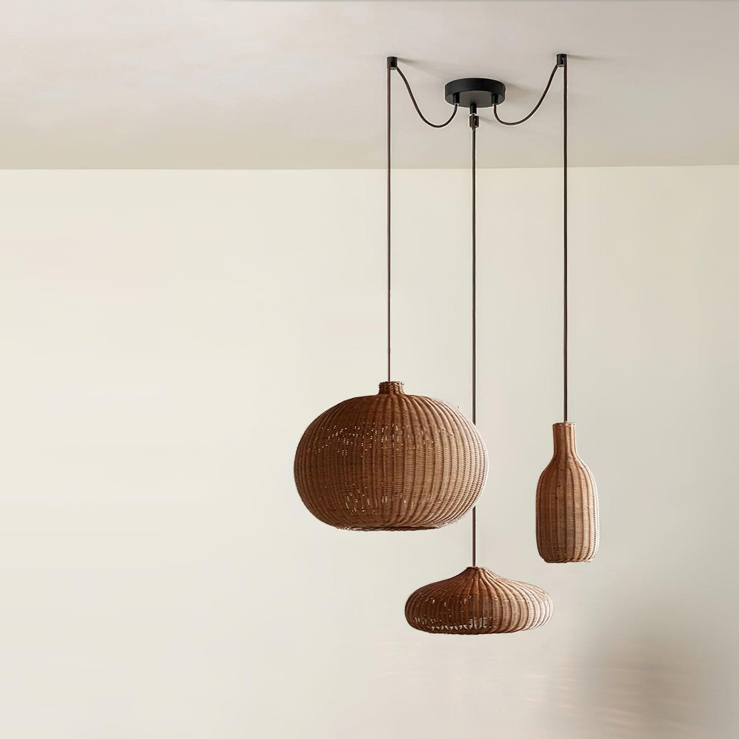 Vintage Rattan Pendant Lamp