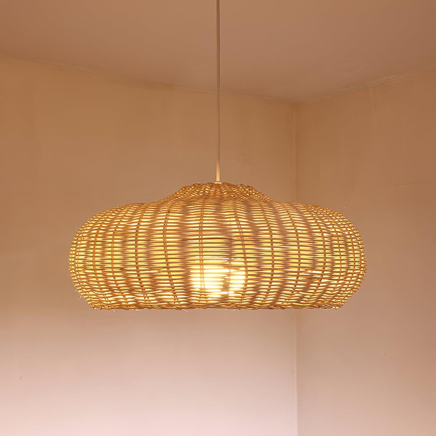Vintage Rattan Pendant Lamp