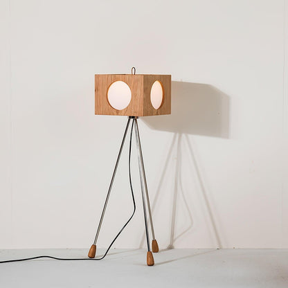 Vintage Tripod Camera Floor Lamp