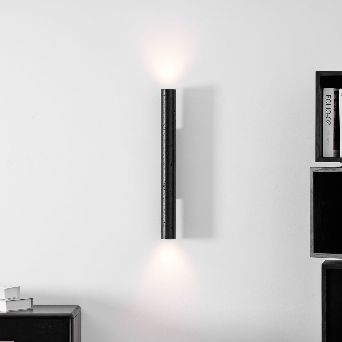 Volcanic Noir Wall Sconce
