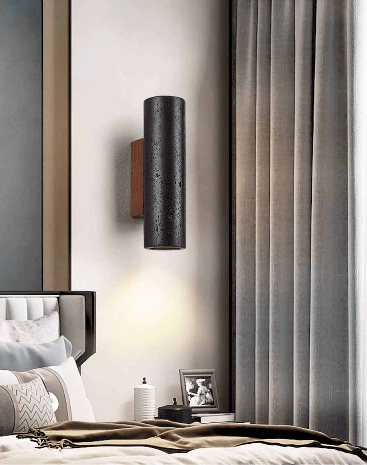 Volcanic Noir Wall Sconce