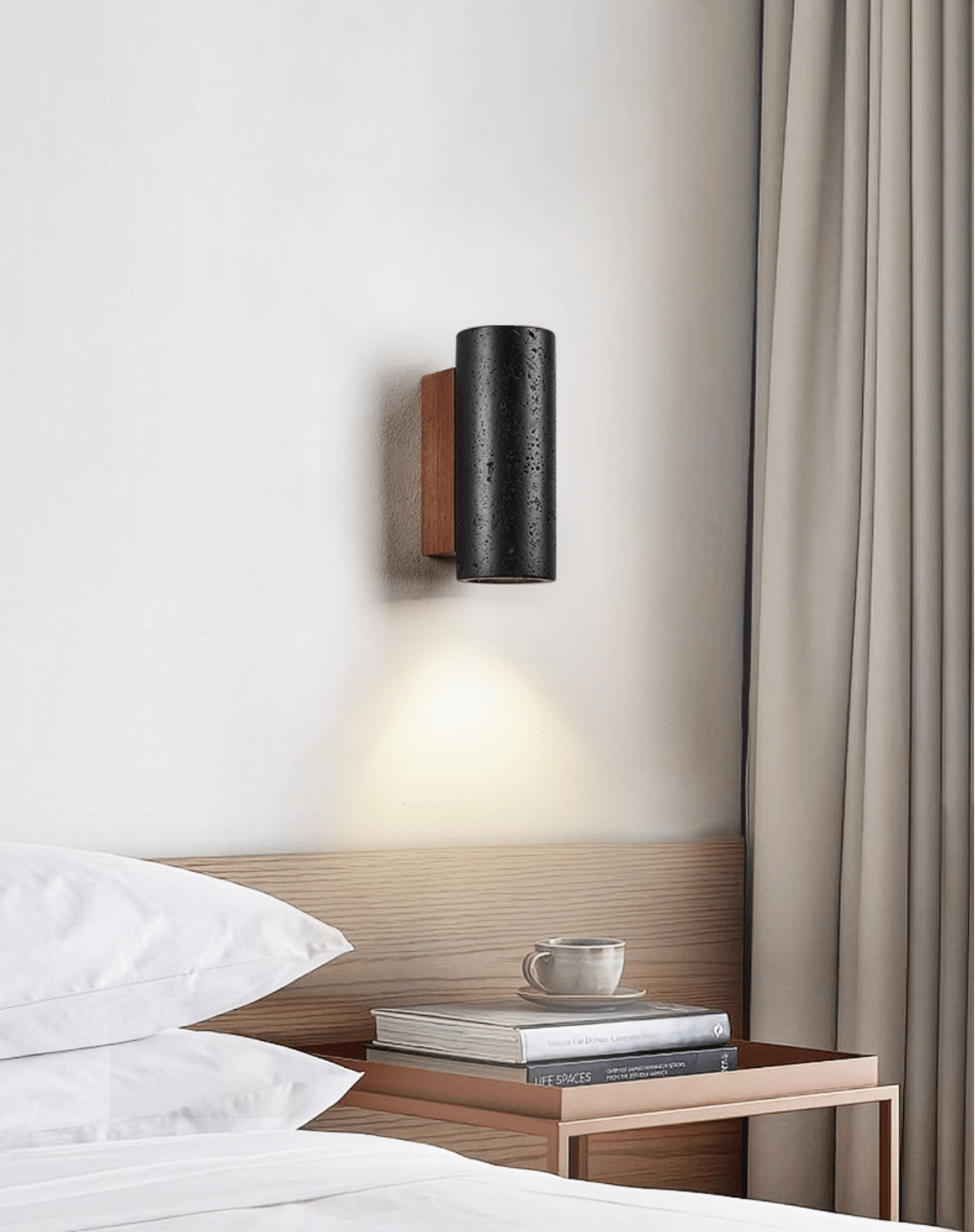 Volcanic Noir Wall Sconce