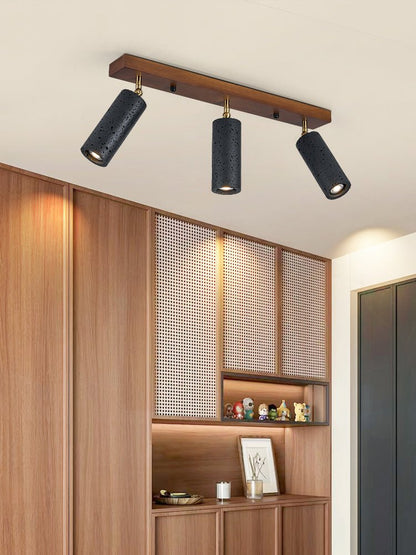 Volcanic Wood Trio Ceiling Spot