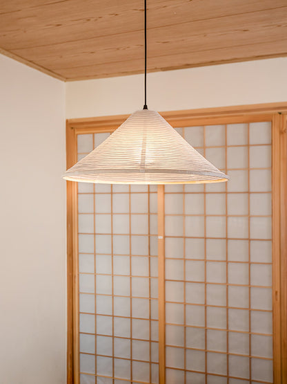 Washi Paper Pyramid Pendant Lamp