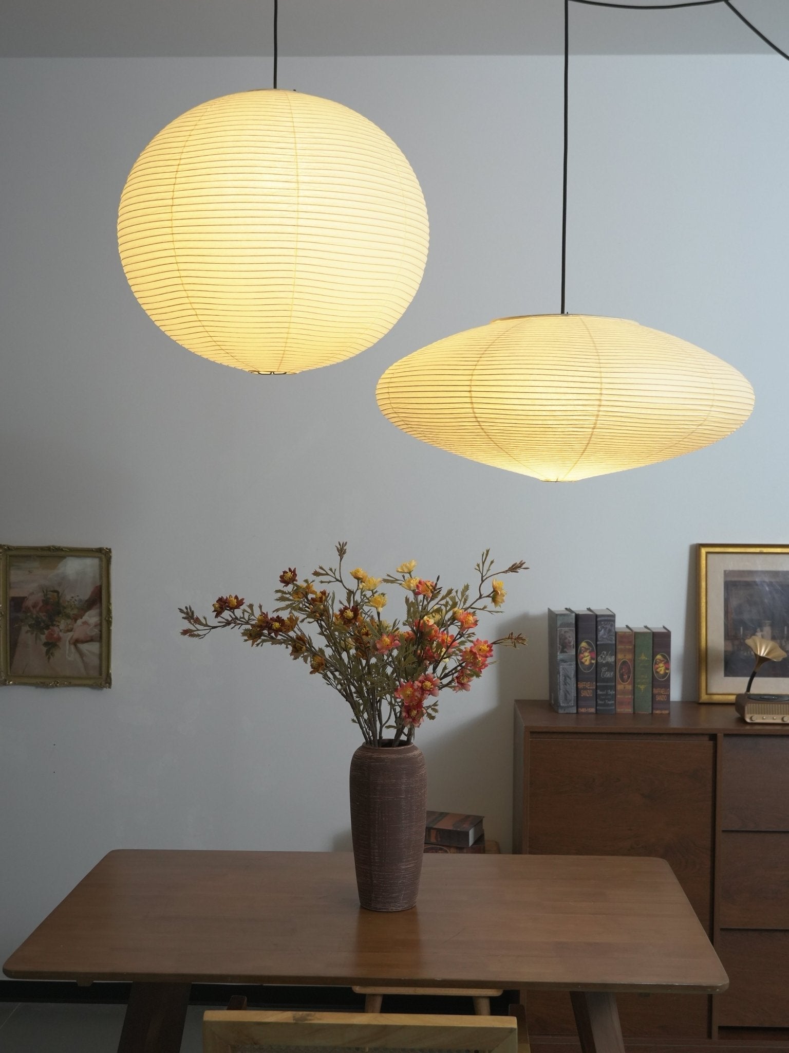Washi Paper Whimsy Pendant Lamp