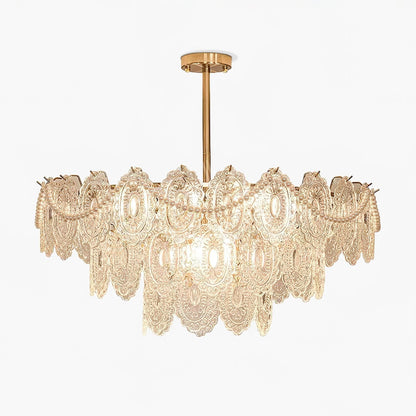 Wave Pearl Chandelier