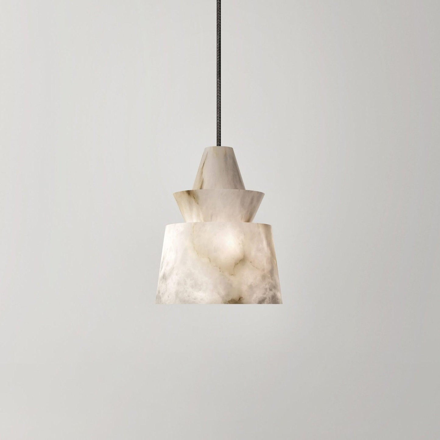 Strata Alabaster Pendant Light