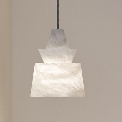 Strata Alabaster Pendant Light