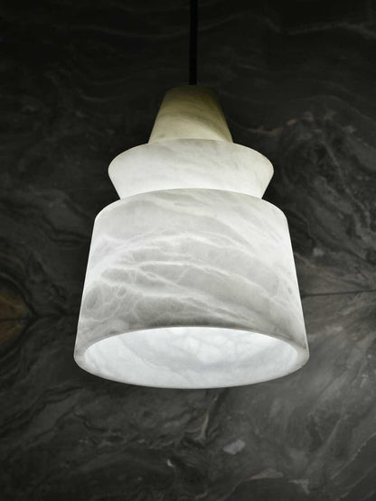 Strata Alabaster Pendant Light